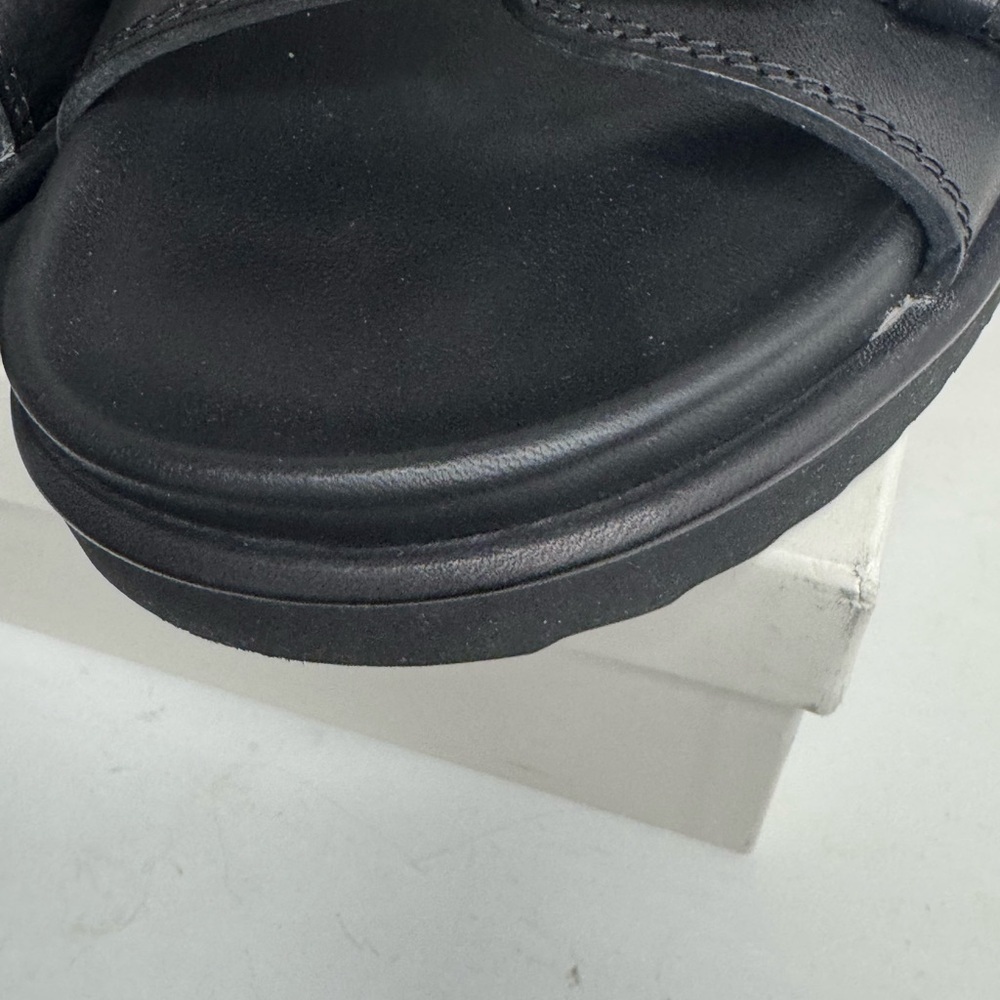 Chloe Nil Double-Strap Cowhide Mules In Black Color Size 38. - Picture 7 of 13